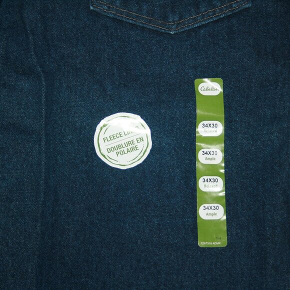 Cabela's Fleece Lined Jeans - NWT - Picture 3 of 8